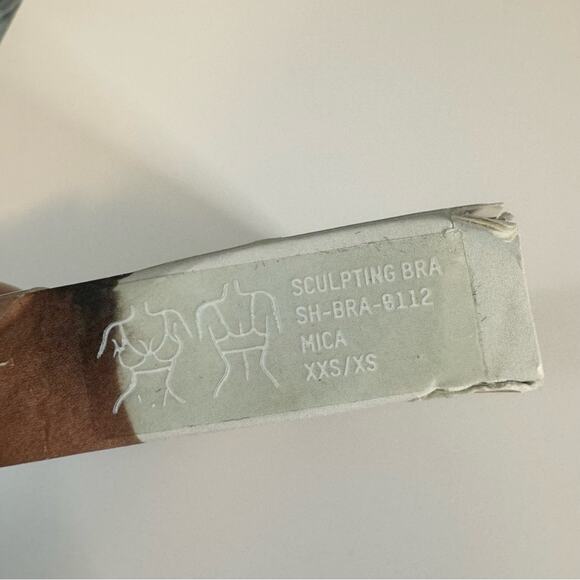 Skims Seamless Sculpt Stretch Wide Strap Bralette Bra Mica Brown XXS/XS NEW - Picture 8 of 11